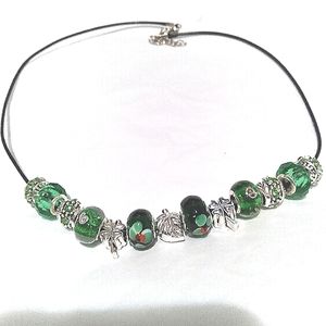 Handmade Glass Beaded Necklace